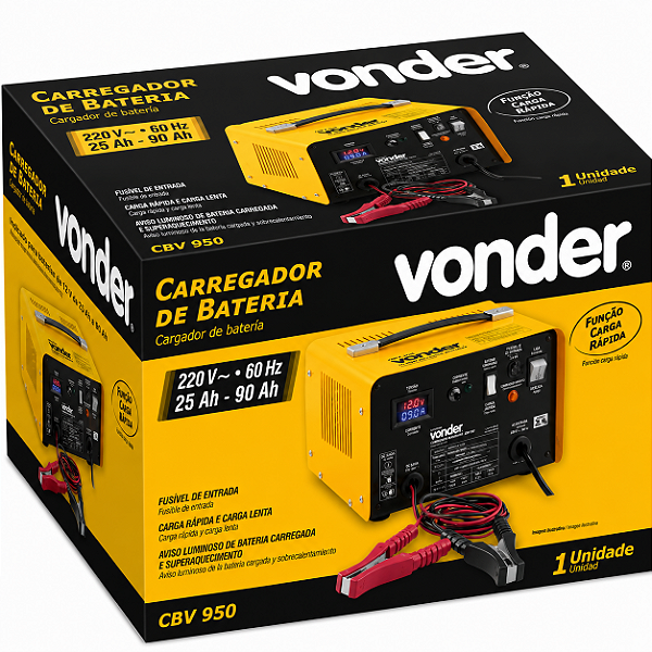 Carregador de Bateria VONDER CBV 950 - 220V