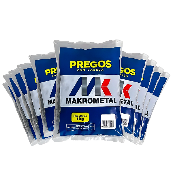 Kit Prego Makrometal 22x48  10kg Polido