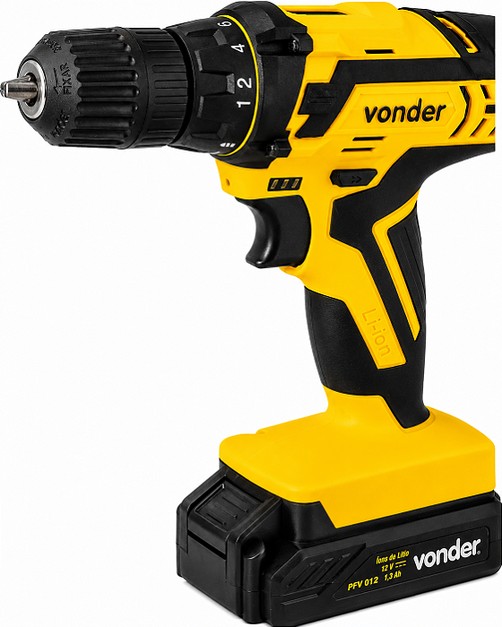 Parafusadeira/Furadeira a Bateria Vonder 12V - PFV 012