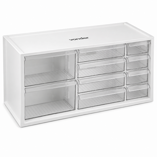Organizador Plástico VONDER OPV 0378 - 10 Gavetas