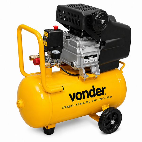Motocompressor de Ar Vonder 25 Litros - 8 pcm 2cv 220 V