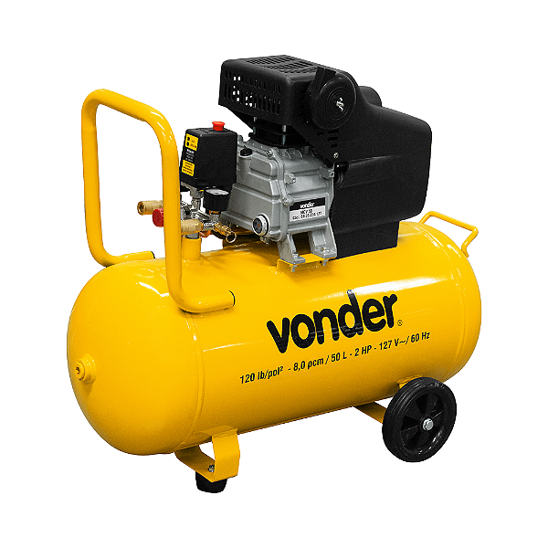 Motocompressor de Ar Vonder 50 Litros - 8 pcm 2cv 127V