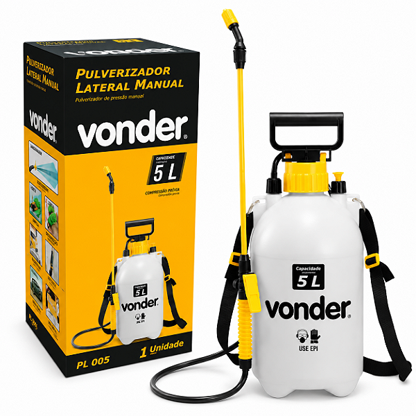 Pulverizador Lateral VONDER PL 005 - 5 Litros