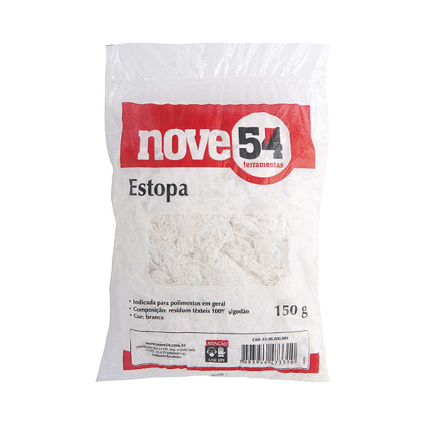 Estopa Branca para Polimento NOVE54 - 150g