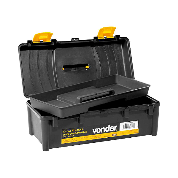 Caixa de Ferramentas Vonder VD 4038 - 12kg com Bandeja