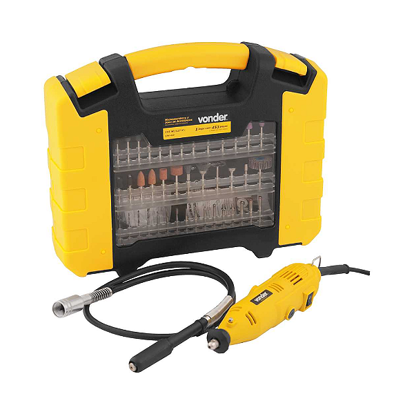 Microrretífica VONDER ARV 453 - 115W 220V com 452 Acessórios