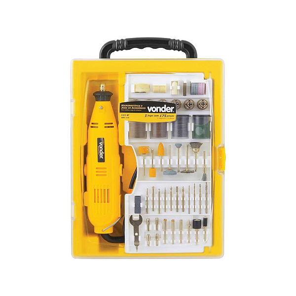 Microrretífica VONDER ARV 175 - 115W 220V com 174 Acessórios
