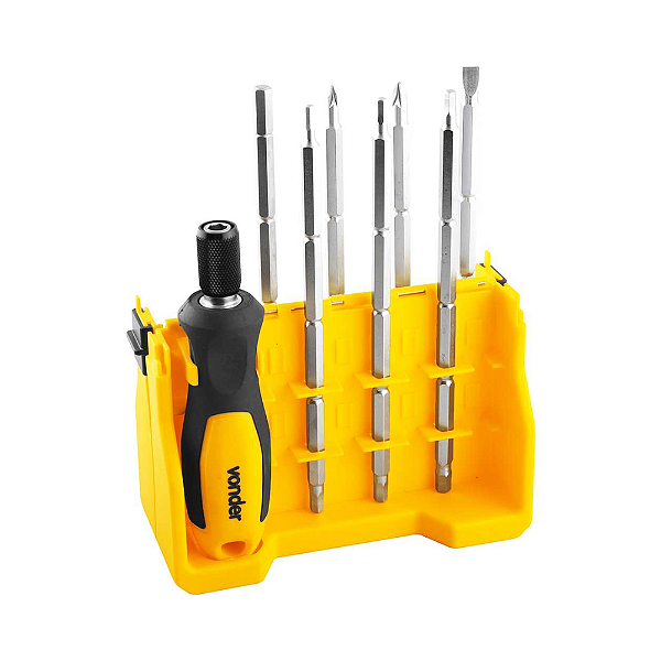 Jogo de Bits Longo Duplo VONDER - 8 Peças