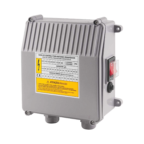 Caixa de Comando VONDER 0,75 HP - 220V (Para Bomba Submersa)