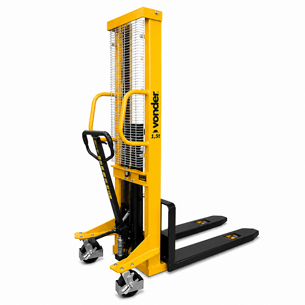 Empilhadeira Manual VONDER EMN 155 - 1,5 Tonelada x 1,6m - Garfo Fixo
