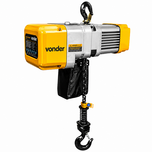 Talha Elétrica VONDER 1.0t - Elevação 3m 380V Trifásica