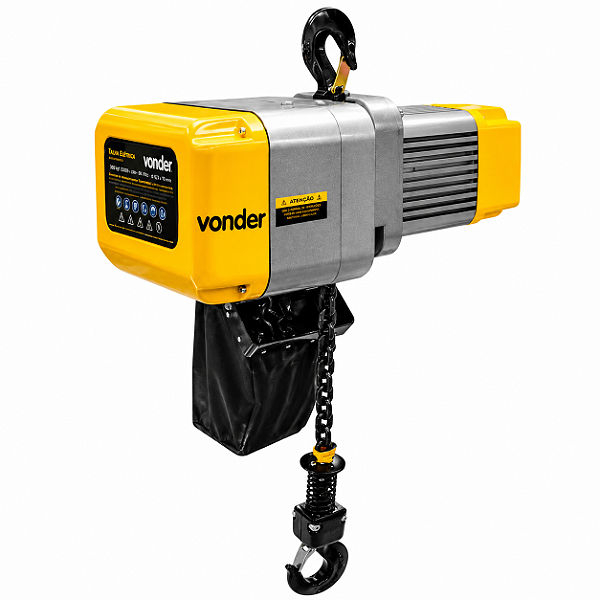 Talha Elétrica VONDER 3.0t - Elevação 5m 220V Trifásica
