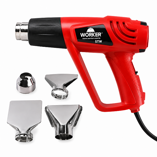 Soprador Térmico WORKER 1800W - 3 Estágios 127V