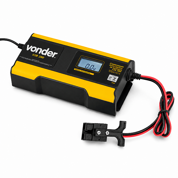 Carregador Inteligente Flutuante 12V 15A 220V Baterias 45 a 300 AhVONDER CIB 280