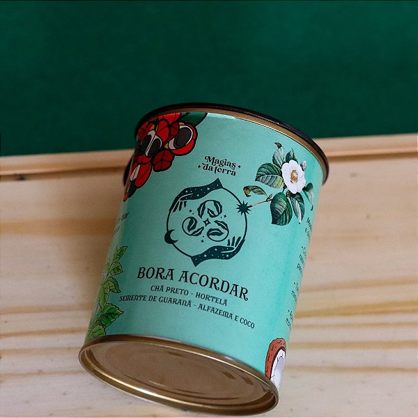 Chá Infusão Bora Acordar Energia e Disposição (Lata) (Preço Sugerido de Venda: R$50,00)