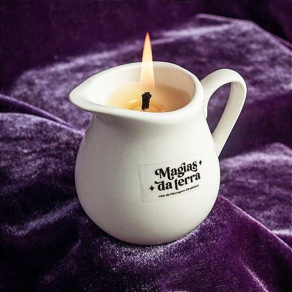 Vela de Massagem Corporal com Óleo Essencial Afrodisíaco  (Preço Sugerido de Venda R$79,90)