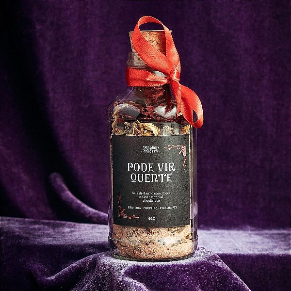 Sais de Banho Pode Vir Quente Com Óleo Essencial Afrodisíaco (Preço Sugerido de Venda R$49,90)