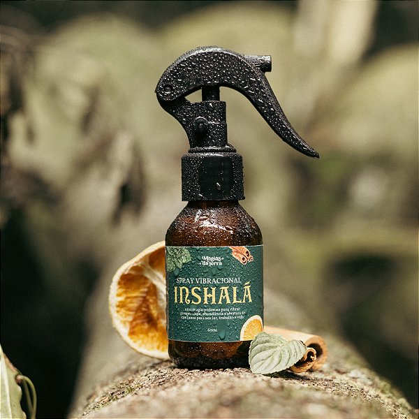 Spray Vibracional Com Óleos Essenciais Prosperidade e Efeito Energizante 60ml (Pocket) (Preço sugerido R$34,00)