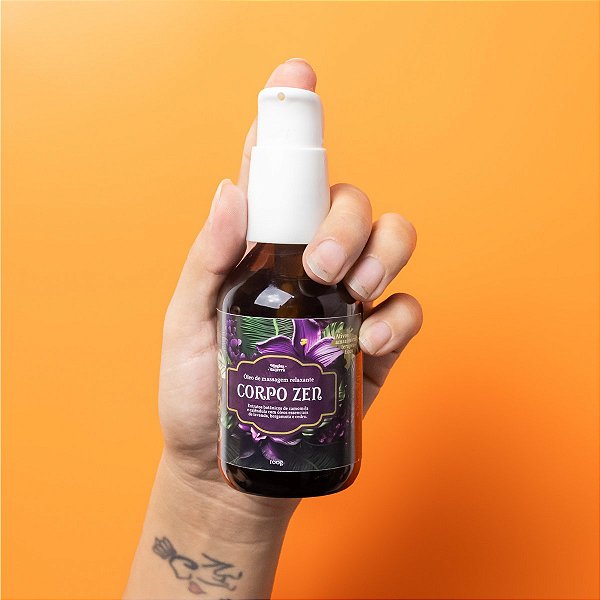 Óleo Corporal Massagem Relaxante Hidratante Óleos Essenciais 100ml (Preço Sugerido R$79,90)