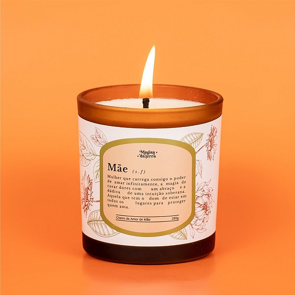 Vela Aromática Significado Mãe 180g (Preço Sugerido R$79,90)