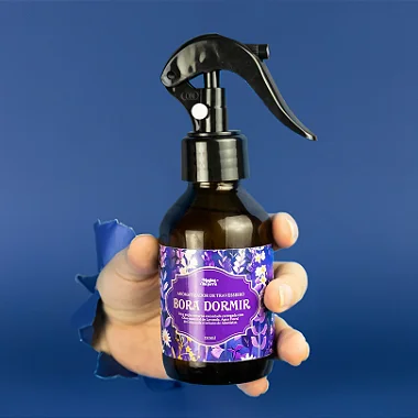 Spray Aromatizador de Travesseiro Para Dormir Com Óleos Essenciais 120ml (Grande) (Preço sugerido R$58,00)