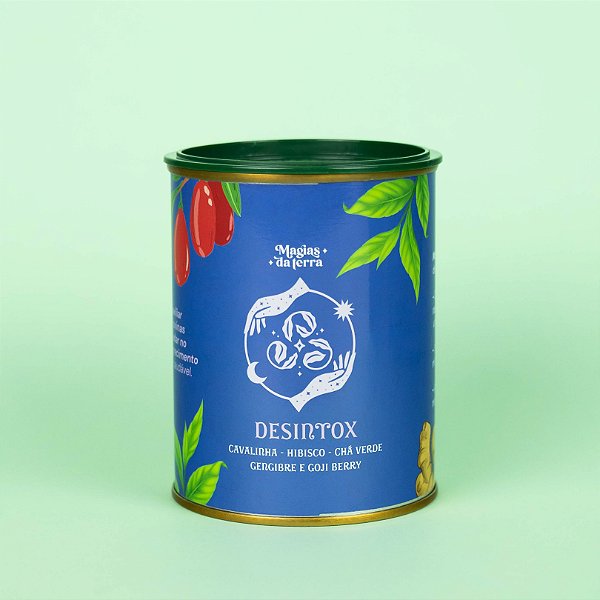 Chá Infusão Desintox Lata (Preço Sugerido de Venda: R$49,90)