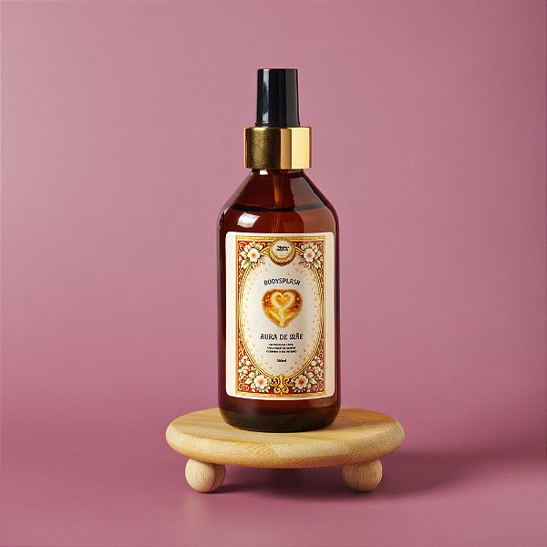Body Splash Desodorante Aura de Mãe Vidro 200ml (Preço Sugerido R$69,90)