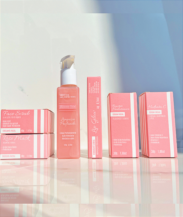 Kit Completo Skin Bloomy -  6 produtos