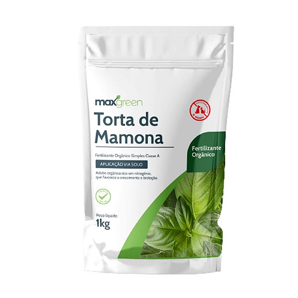 Fertilizante Forth Torta De Mamona Maxgreen 1 Kg