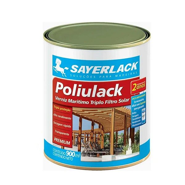 Verniz Poliulack Acetinado 900ml - Sayerlack