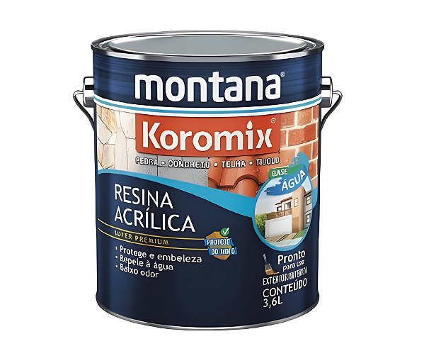 Resina Montana Cer. Telha Base De Água - 3,6l