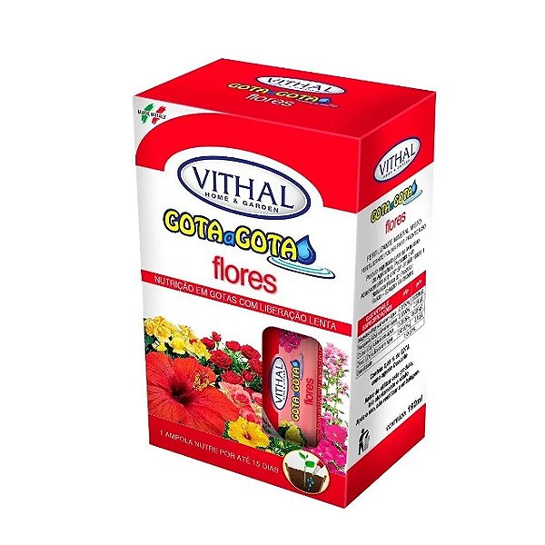 Fertilizante Líquido Gota a Gota Flores Vithal 192ml