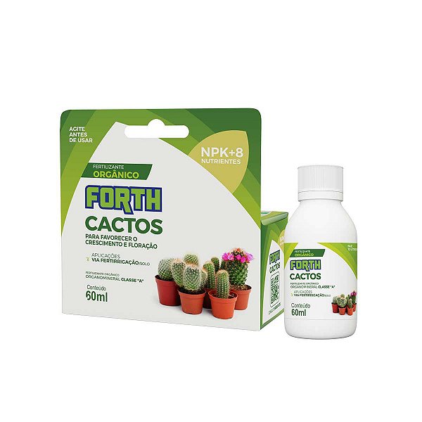 Forth Cactos Concentrado Adubo Fertilizante 60ml