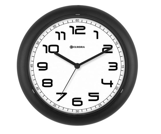 Relógio De Parede Eurora Preto 651700-034