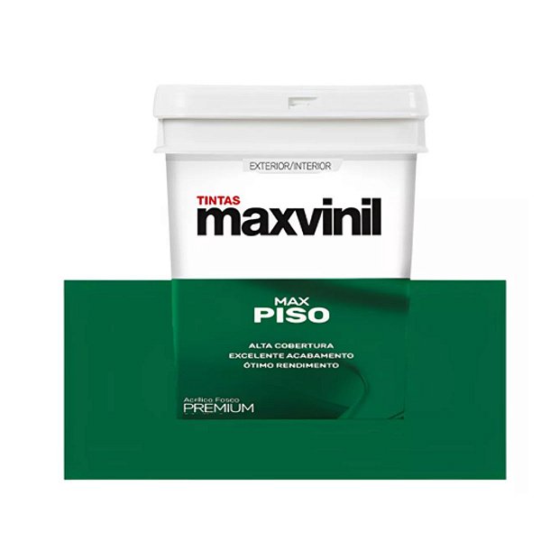 Tinta Para Pisos Fosca Premium Alto Rendimento Maxvinil 3,6l