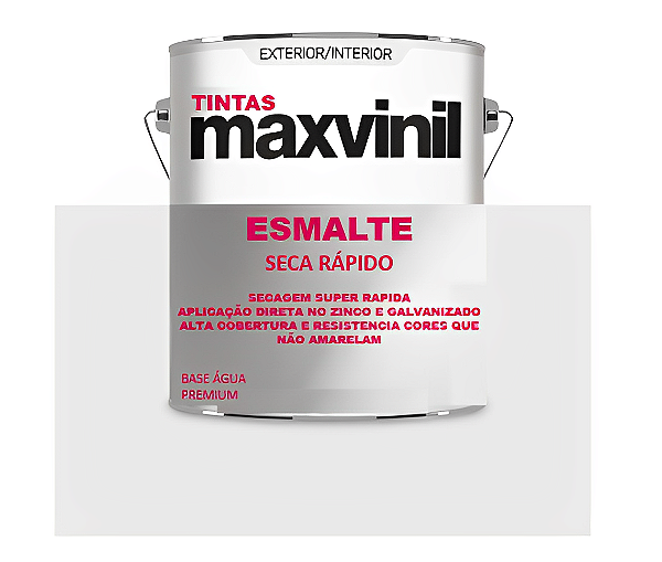 Tinta Seca Rápido Metal Madeira Premium Maxvinil 3,6l