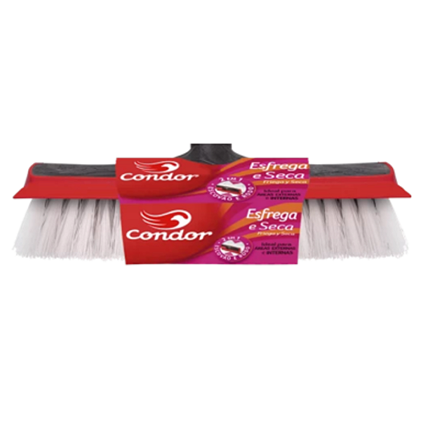 Vassoura Esfrega e Seca Condor S/cabo