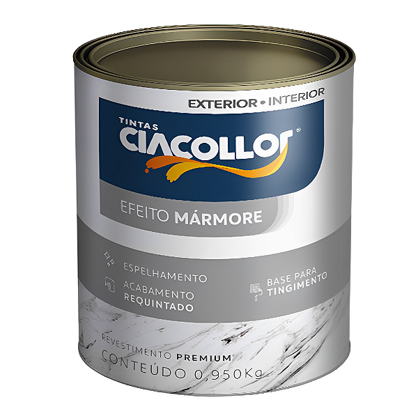 Efeito Mármore Gl 0,95kg Marmorato Decorativo Moderno Base