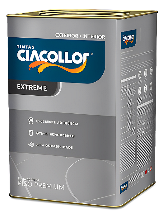 Tinta Acrílica P/Piso Ciacollor Premium 18 Lt  - Verde