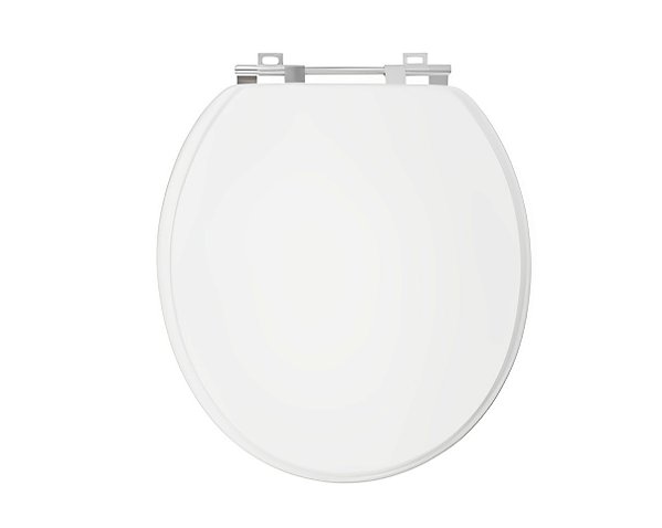Tampa De Vaso Em Mdf Convencional Branco Para Louça Deca