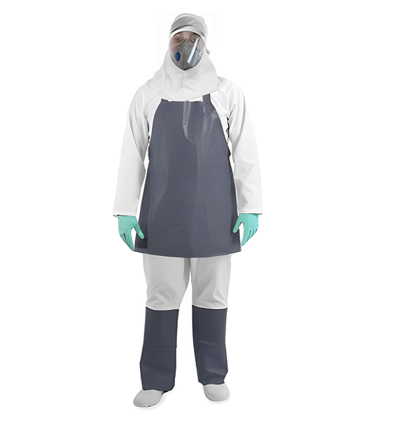 Conjunto Agrotóxico Epi Pulverização Impermeável Cinza