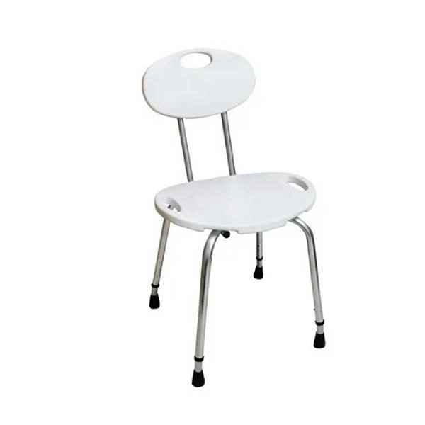 Cadeira Banho C/ Encosto Deficiente Idoso Mebuki