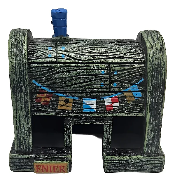 SKRw ENFEITE RESINA 3255 CASA SIRI QUEJO 8*5*8CM