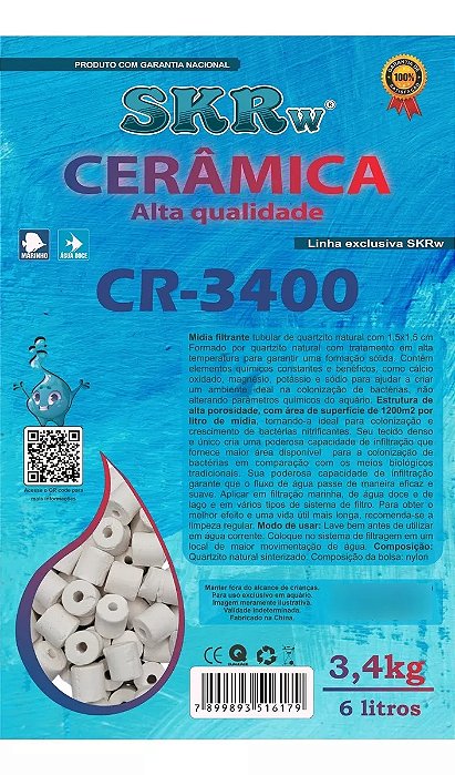 SKRw CERAMICA  CILINDR.15X15 CR- 3400 - 3.4K - 6LT