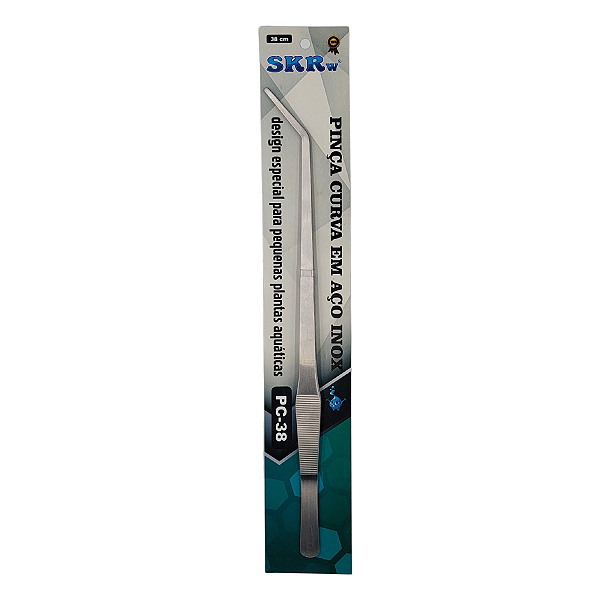 Pimça curva inox SKRw 38 cm PC-38