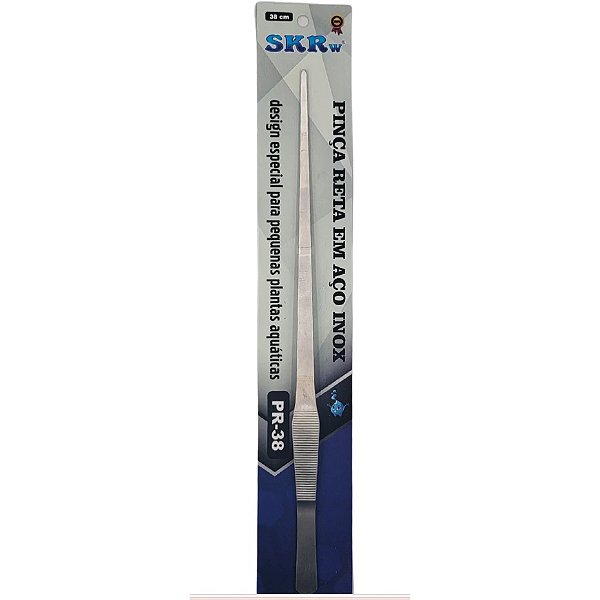 Pinca inox reta 38 cm SKRw PC-38