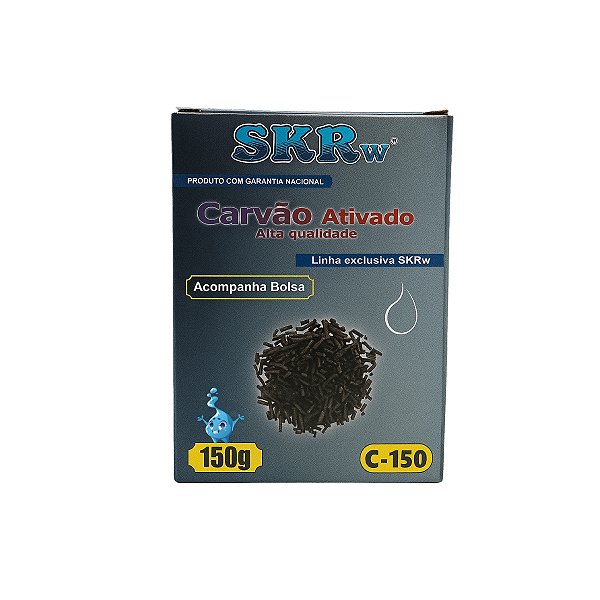 CARVAO ATIVADO SKRw  PELET COM BOLSA 150G