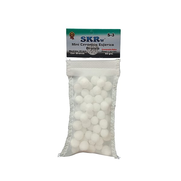 CERAMICA SKRw BIO ESFERA 10MM BRANCA   50G