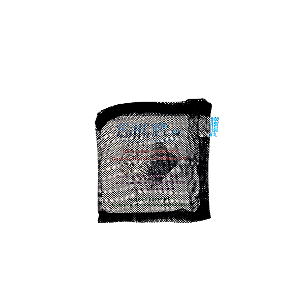Bolsa para material filtrante PRETA SKRw FP-01 12X12 CM