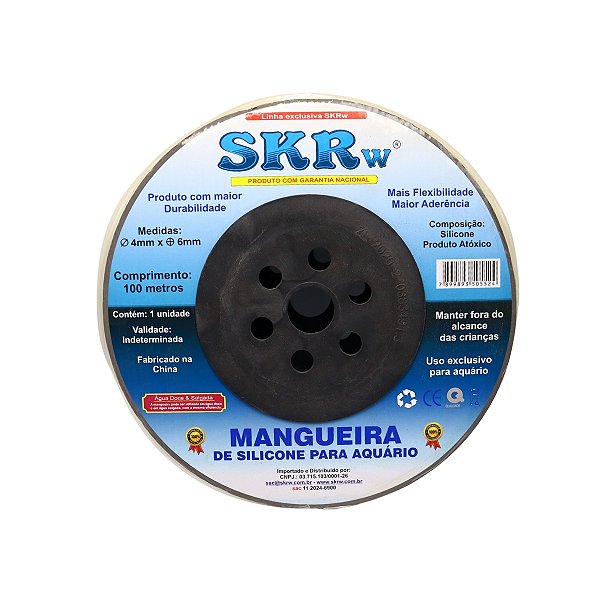 SKRw MANGUEIRA SILICONE  4MM 100 METROS